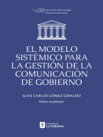 El modelo sistémico para la gestión de comunicación de gobierno