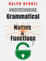 Understanding Grammatical Names and Functions