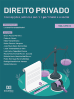 Direito Privado: concepções jurídicas sobre o particular e o social: - Volume 6