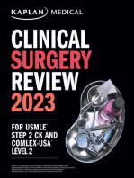 Clinical Surgery Review 2023: For USMLE Step 2 CK and COMLEX-USA Level 2