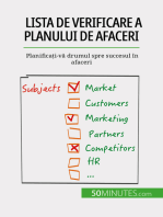 Lista de verificare a planului de afaceri: Planificați-vă drumul spre succesul în afaceri