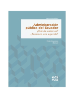 Administración pública del Ecuador ¿Dónde estamos? ¿Tenemos una agenda?