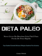 Dieta Paleo: novo Livro de Receitas Guia Fácil para Perda de Peso Rápida