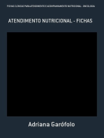 Fichas Clínicas Para Atendimento E Acompanhamento Nutricional - Oncologia