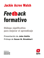 Feedback formativo: Diálogo significativo para mejorar el aprendizaje