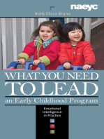 What You Need to Lead an Early Childhood Program: Emotional Intelligence in Practice