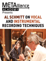 Al Schmitt on Vocal and Instrumental Recording Techniques