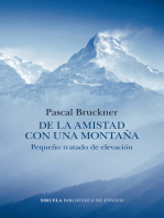 De la amistad con una montaña: Pequeño tratado de elevación