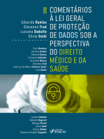 Comentários à Lei Geral de Proteção de Dados: Sob a perspectiva do direito médico e da saúde