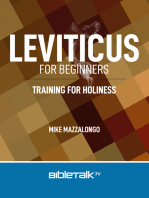 Leviticus for Beginners: Training for Holiness