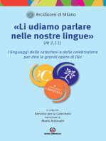 "Li udiamo parlare nelle nostre lingue": I linguaggi della catechesi e della celebrazione per dire le grandi opere di Dio