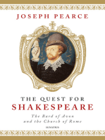 The Quest for Shakespeare: The Bard of Avon and the Church of Rome