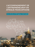 L' L'ACCOMPAGNEMENT DE L'ENTREPRENEURIAT EN AFRIQUE FRANCOPHONE