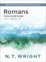 Romans for Everyone, Part 1: 20th Anniversary Edition with Study Guide, Chapters 1-8