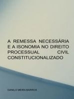 A Remessa Necessária E A Isonomia No Direito Processual Civil Constitucionalizado