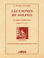 Lecciones de solfeo: Cruso Completo. Libros 1, 2, 3