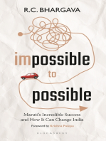 Impossible to Possible: Maruti's Incredible Success and How It Can Change India