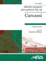 Método completo para guitarra Op. 59: Primera parte