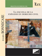 Escuela de la exegesis en derecho civil