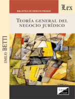 Teoría general del negocio juridico