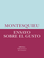 Ensayo sobre el gusto: En las cosas de la naturaleza  y el arte