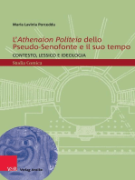 L'Athenaion Politeia dello Pseudo-Senofonte e il suo tempo: Contesto, lessico e ideologia