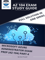 MICROSOFT AZURE ADMINISTRATOR EXAM PREP(AZ-104) Part-4: AZ 104 EXAM STUDY GUIDE