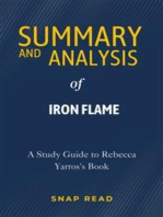 Summary and Analysis of Iron Flame: A Study Guide to Rebecca Yarros's Book