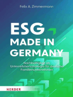 ESG - Made in Germany: Nachhaltigkeit als Unternehmensstrategie für deutsche Familienunternehmen