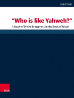 "Who is like Yahweh?": A Study of Divine Metaphors in the Book of Micah