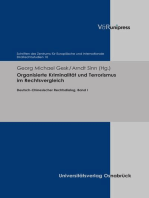 Organisierte Kriminalität und Terrorismus im Rechtsvergleich: Deutsch-Chinesischer Rechtsdialog, Band I