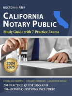 California Notary Public Study Guide with 7 Practice Exams: 280 Practice Questions and 100+ Bonus Questions Included