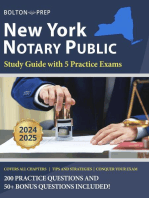 New York Notary Public Study Guide with 5 Practice Exams: 200 Practice Questions and 50+ Bonus Questions Included