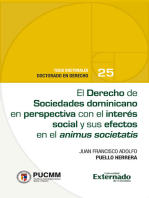 El Derecho de Sociedades dominicano en perspectiva con el interés social y sus efectos en el animus societatis