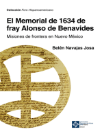 El Memorial de 1634 de fray Alonso Benavides: Misiones de frontera en Nuevo México