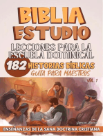 Lecciones Para Escuela Dominical: 182 Historias Bíblicas: La Enseñanza en la Clase Bíblica, #1