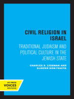 Civil Religion in Israel: Traditional Judaism and Political Culture in the Jewish State