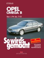 Opel Omega B 1/94 bis 7/03: So wird's gemacht - Band 96