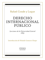 Derecho internacional público: Lecciones de la Universidad Central, 1893