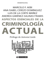 Aspectos esenciales de la Criminología actual