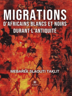 Migrations d’africains blancs et noirs durant l’antiquité