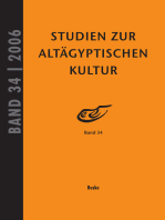 Studien zur Altägyptischen Kultur Band 34