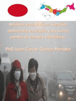 Análisis estadístico: Gestión ambiental en Japón y su lucha contra el cambio climático.: Medio Ambiente-Cambio Climático, #9