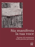 Sia manifesta la tua voce: Forme di resistenza nella poesia persiana