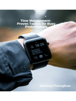 Time Management: Proven Tactics for Busy Professionals