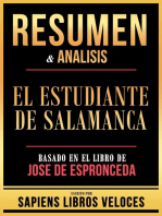 Resumen & Analisis - El Estudiante De Salamanca - Basado En El Libro De Jose De Espronceda