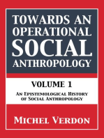 Towards an Operational Social Anthropology: Volume 1: An Epistemological History of Social Anthropology