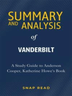 Summary and Analysis of Vanderbilt: A Study Guide to Anderson Cooper, Katherine Howe's Book