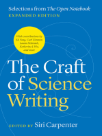 The Craft of Science Writing: Selections from “The Open Notebook,” Expanded Edition