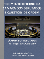 Regimento Interno Da Câmara Dos Deputados E Questões De Ordem